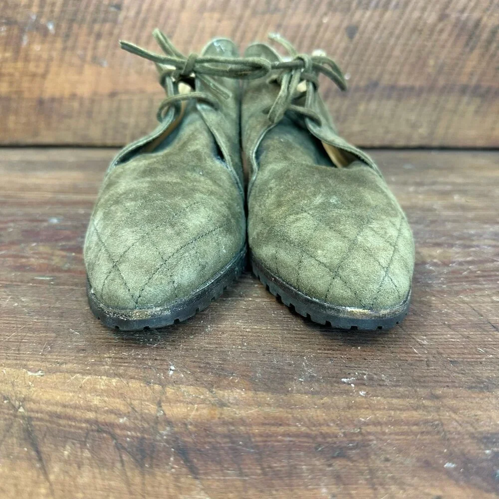 Cole Haan Green Suede Chukka Style Boot 7.5